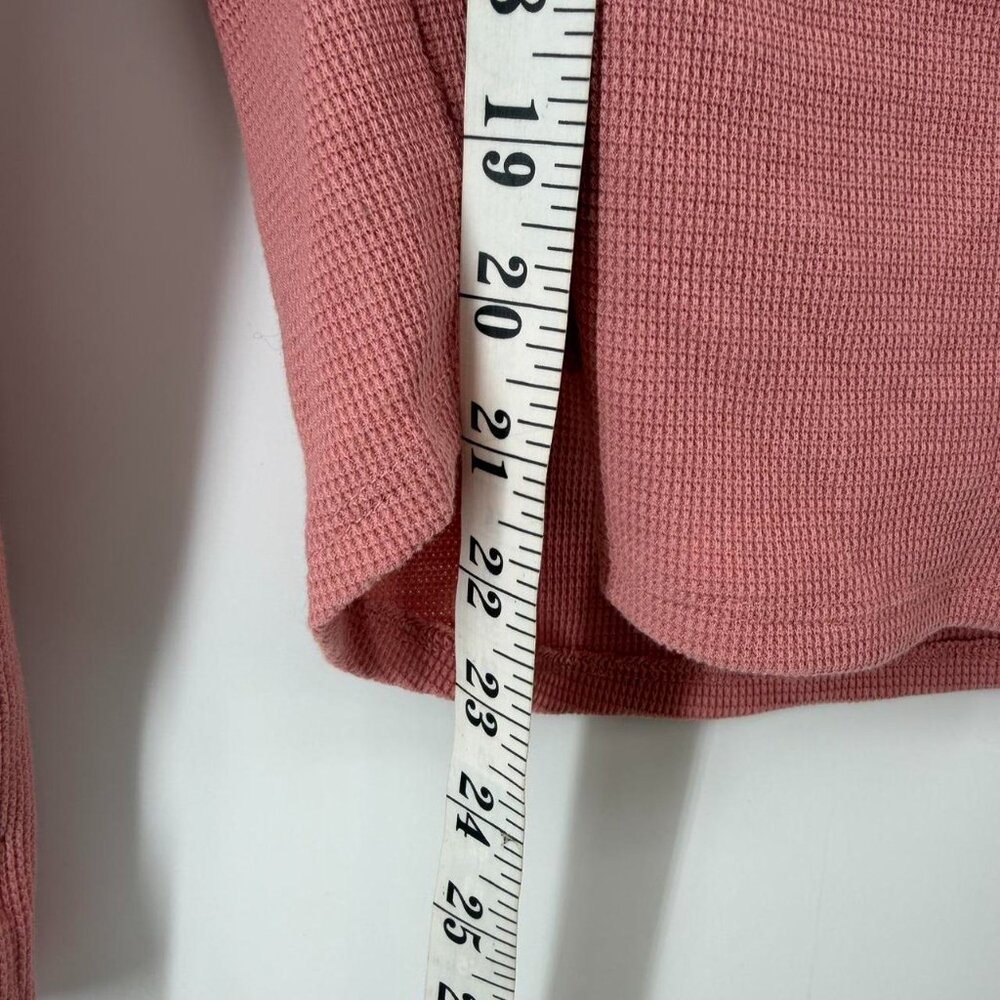Free People We the Free Fuji Thermal pink long sleeve top Size XL - Picture 6 of 7